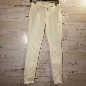 Old Navy Rockstar white skinny jeans